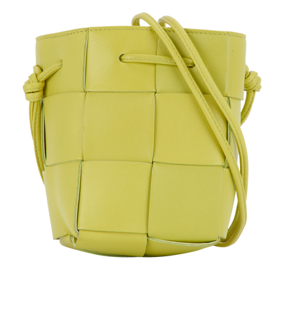 Mini Intrecciato Bucket Bag, front view